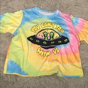 Tie-dye crop top